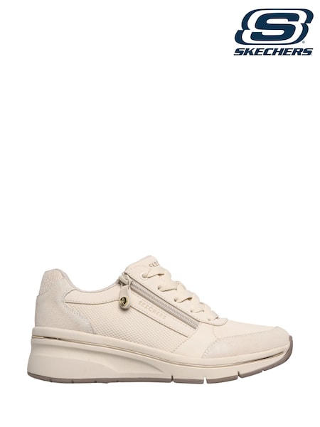 Neutralna boja - Skechers Billion Flex Luxe Up Trainers