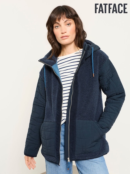Marine - Fatface Fleece Jacket