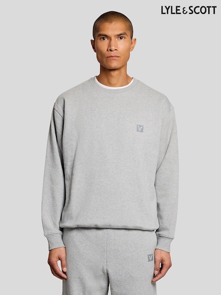 Lyle & Scott Grey Loungewear Crew Neck Pullover Jumper (Y48778) | €53