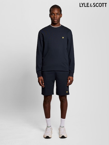 Lyle & Scott Blue Fly Fleece Shorts (Y48783) | AED320