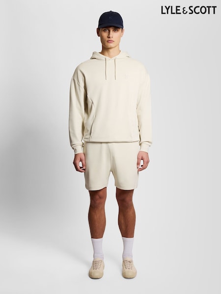 Lyle & Scott Brown Relaxed Interlock Sweat Shorts (Y48797) | AED379