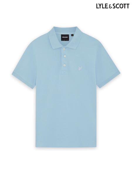 Lyle & Scott Blue Superfine Polo Shirt (Y48800) | €79.50
