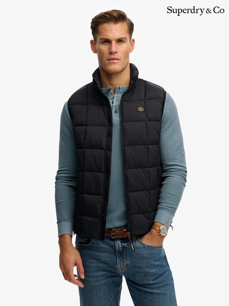 Superdry Black Box Quilt Fuji Lite Gilet (Y48831) | SGD 145