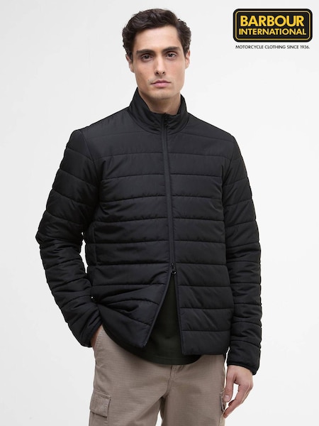أسود - Regular Barbour International Aldon Quilted Jacket
