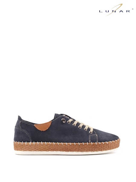 Lunar Blue Maddison II Suede Plimsoll Shoes (Y49063) | €93
