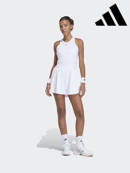 לבן - Adidas Tennis Dress
