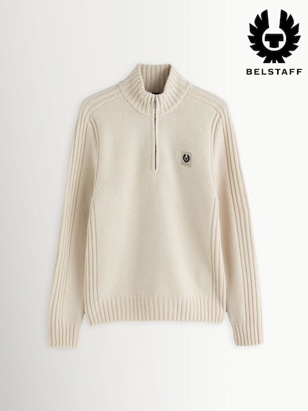 Neutralna boja - Regular Belstaff Watch Quarter Zip Jumper