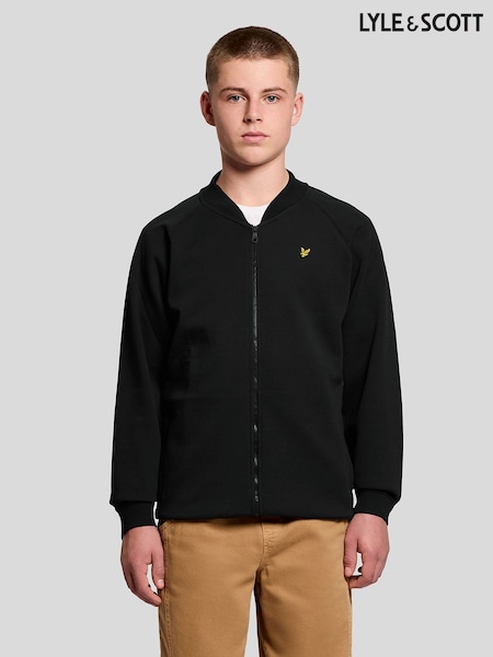 Lyle & Scott Black Smart Bomber Jacket (Y49588) | 368 SAR - 402 SAR