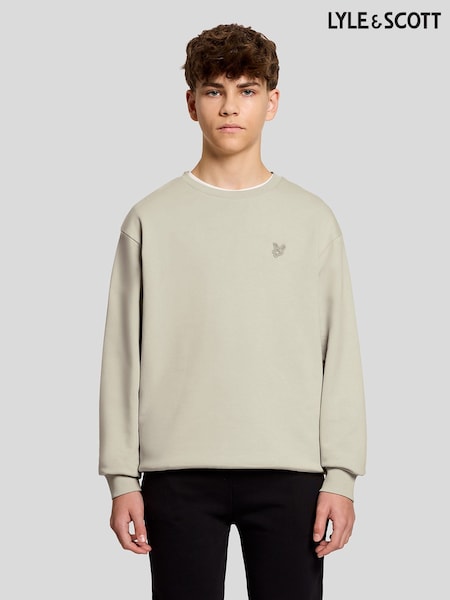 Lyle & Scott Heavy Weight Drop Shoulder Crew Jumper (Y49595) | ‏349 د.إ.‏