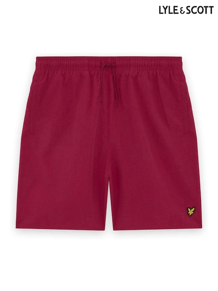 Lyle & Scott Pink Plain Swim Shorts (Y49600) | AED175 - AED204