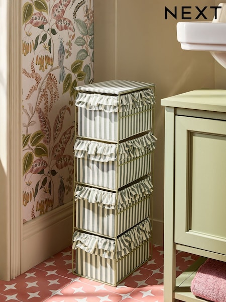 Stripe Frill Storage Drawers