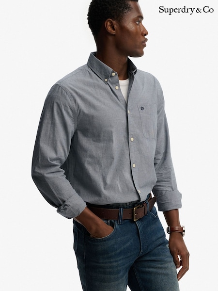 Superdry Preppy Poplin Long Sleeve Shirt (Y50545) | ‏301 ر.س.‏