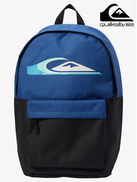 أزرق/أسود - حقيبة ظهر The Poster بشعار كبير من Quiksilver (Y51126) | ‏9 ر.ع.‏