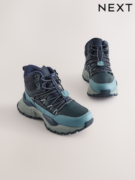 Navy/ Blue - Waterproof Hiker Boots