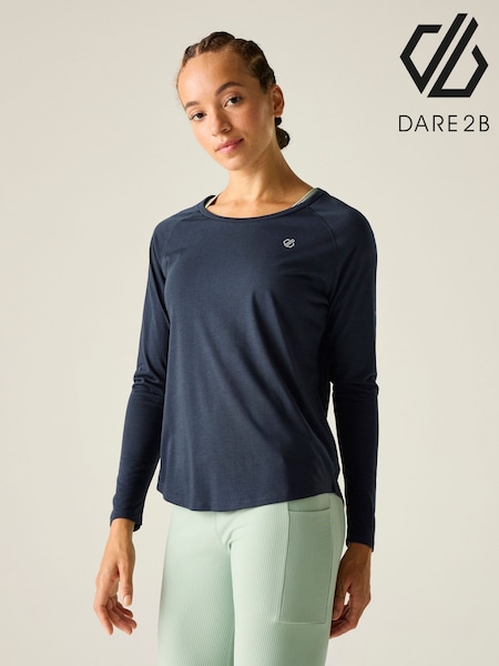 Blau - Dare 2b Nimble Long Sleeve T-shirt