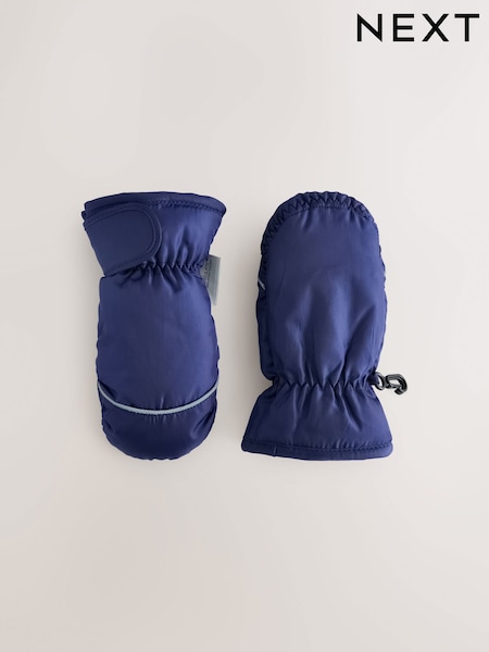 Navy - Ski Mitten Gloves (3mths-6yrs)