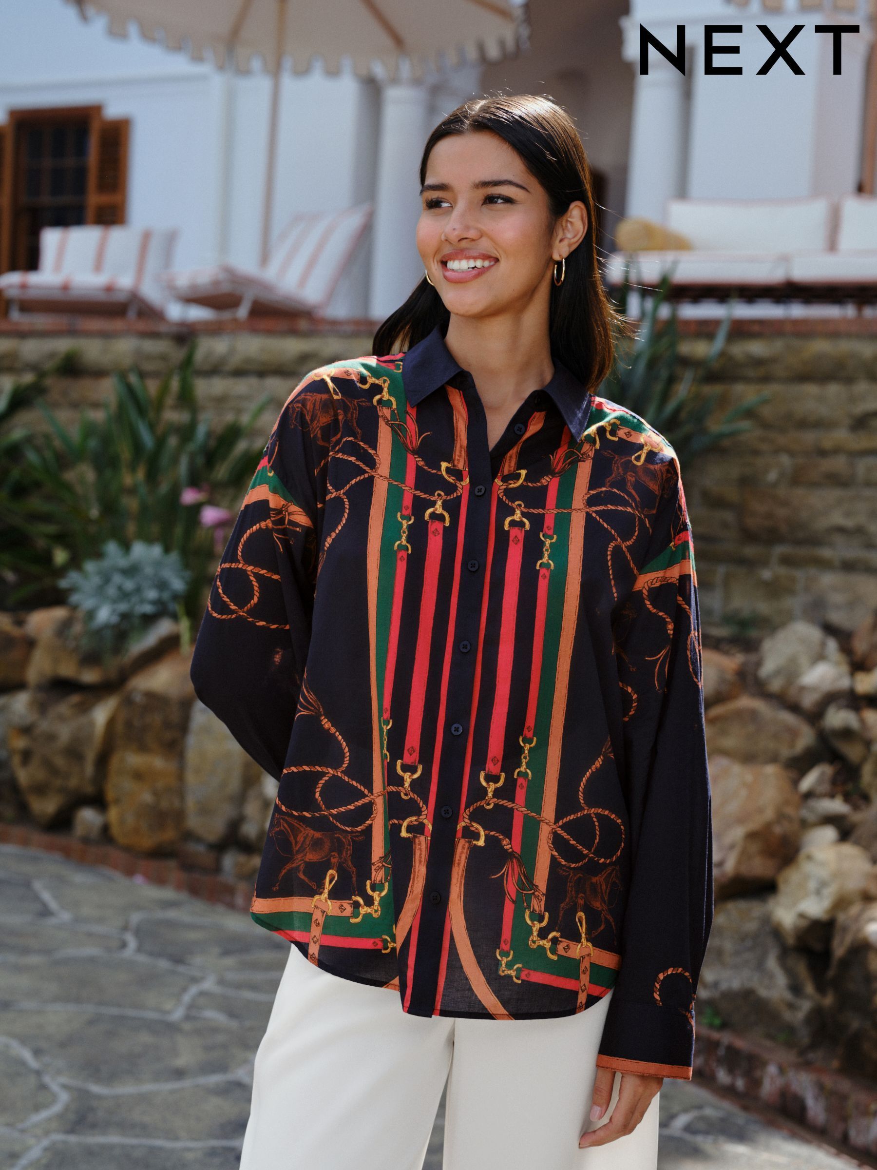 Printed Tops for Women | Long & Short Sleeve Printed Tops | Next USA