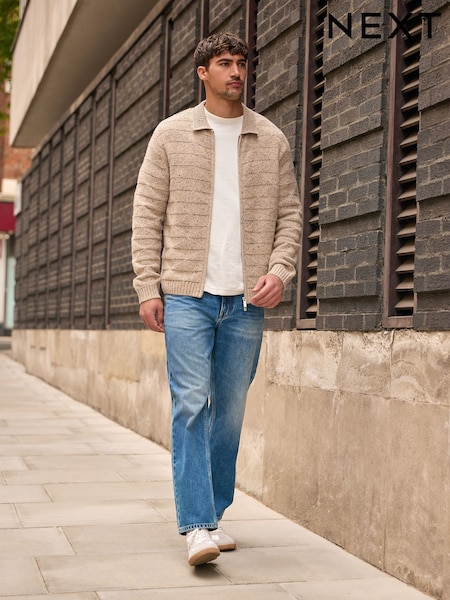 Mid Blue - Straight Fit Jeans
