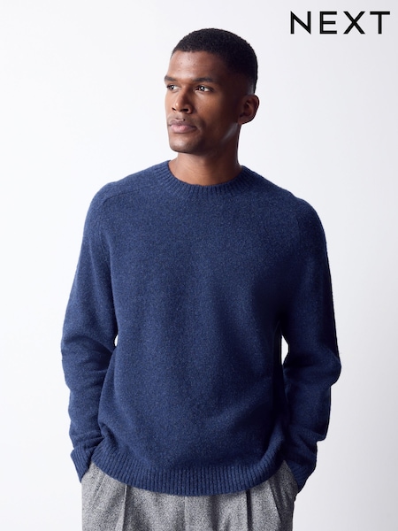 Azul jeans - Regular Relaxed Fit Cosy Crew Neck Jumper With Wool