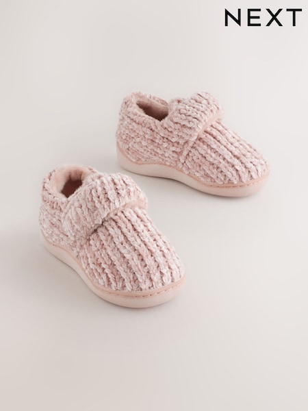 chenille Rose - Chaussons Cupsole