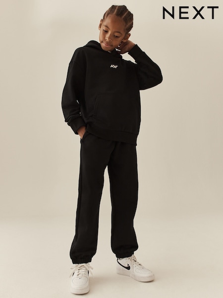Black NXT - Heavy Weight Sign Off Hoodie Joggers Set (3-16yrs)