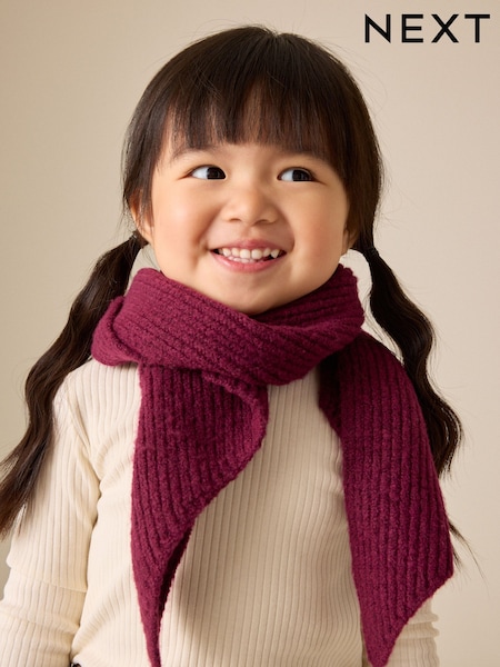 Berry Pink - Cosy Tapered Scarf (3-16yrs)