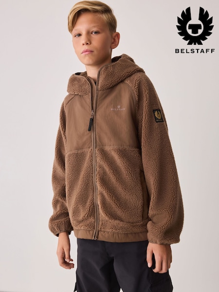 Tan Brown - Belstaff Borg Jacket