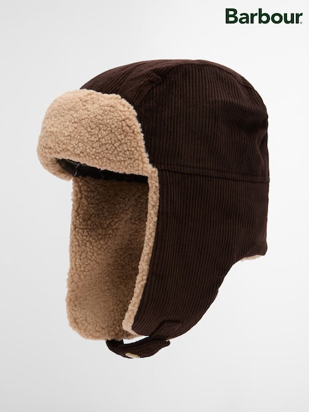 Brown - Regular Barbour® Westdale Trapper Hat