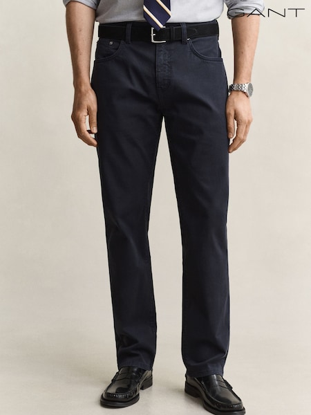 modra - Regular Gant Regular Fit Desert 5-pocket Jeans
