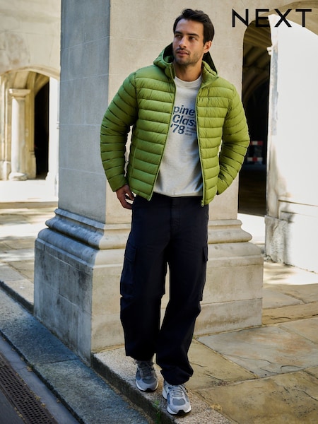 Lime Green - Regular Lightweight Shower Resistant Quilted Jacket