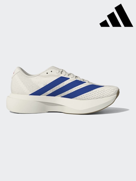 White/Blue - Regular Adidas Adizero Pacer Trainers