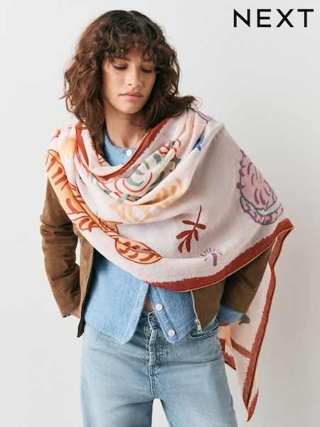 Multi Picot Cat - Lightweight Scarf