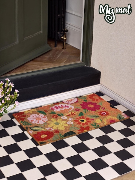 My Mat Bright Blooms Coir Doormat