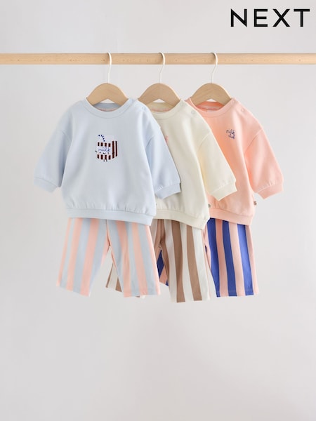 Blue Milk Club - Baby Sweat Top And Joggers 6 Pack (0mths-2yrs)