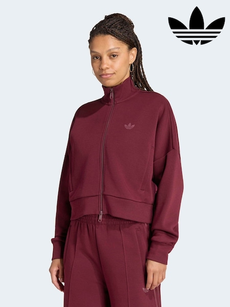 Maroon Red - Adidas Originals Spacer Track Top