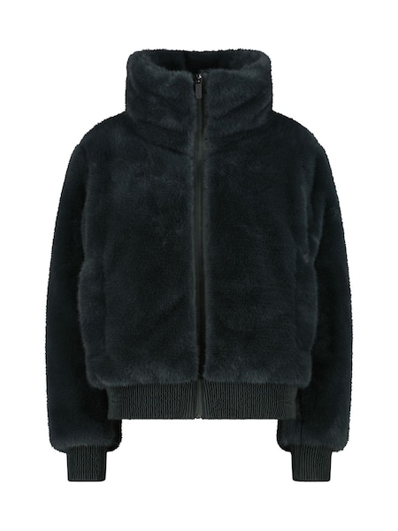 Grønn - Cmp Premium Faux Fur High Neck Fleece Coat