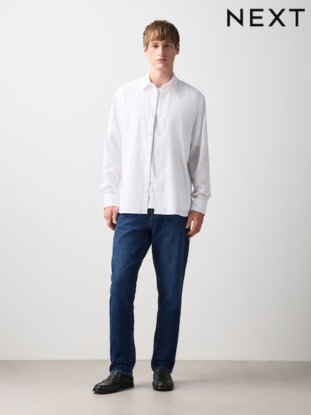 Dark Blue - Slim Fit Vintage Jeans