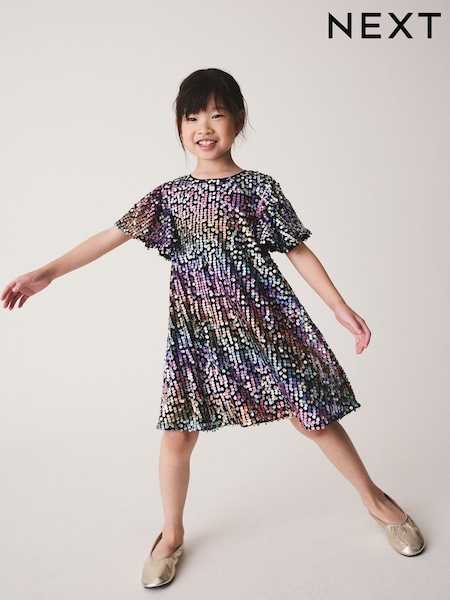 Rainbow - Sequin Dress (3-16yrs)