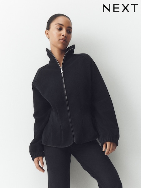 Черный - Studio Peplum Fleece