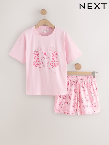Pink Leopard - Short Pyjamas Set