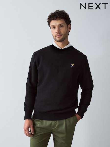 Juoda - Regular Guinness License Graphic Crew Sweatshirt