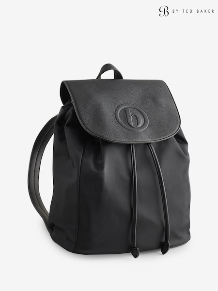Black - Nylon Backpack
