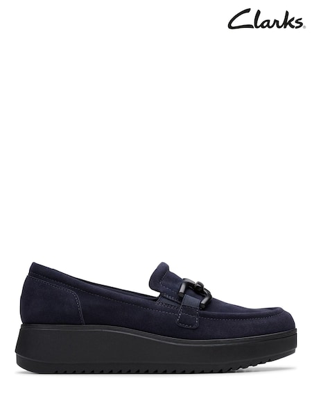 Blue - Clarks Zylah Top Shoes