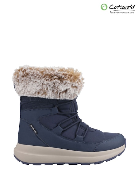 Blue - Cotswolds Guiting Waterproof Winter Boots