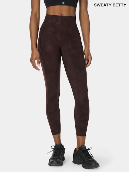 Brown - Sweaty Betty Power Ultrasculpt 7/8 High Waist Leggings