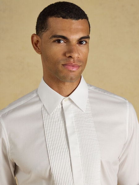 Vit - Regular Joules Pleated Bib Front Dress Shirt