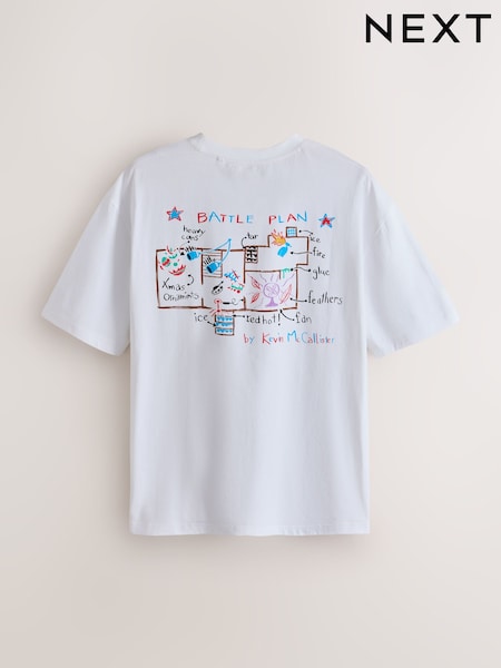 Ecru White Home Alone - Regular Christmas T-shirt