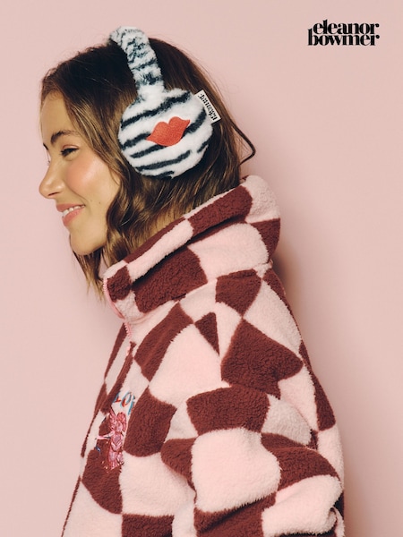 Zebra - Eleanor Bowmer Fur Earmuffs