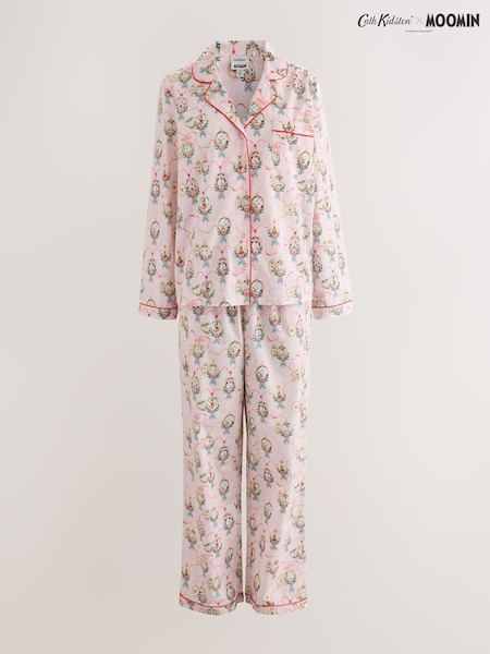 Moomins وردي - بيجامة مزودة بأزرار كاملة من Cath Kidston