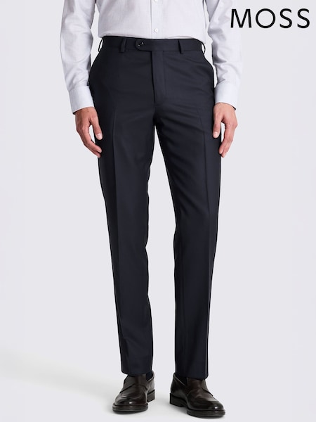 Әскери-теңіз күштері - Regular Moss Italian Tailored Fit Twill Suit Trousers